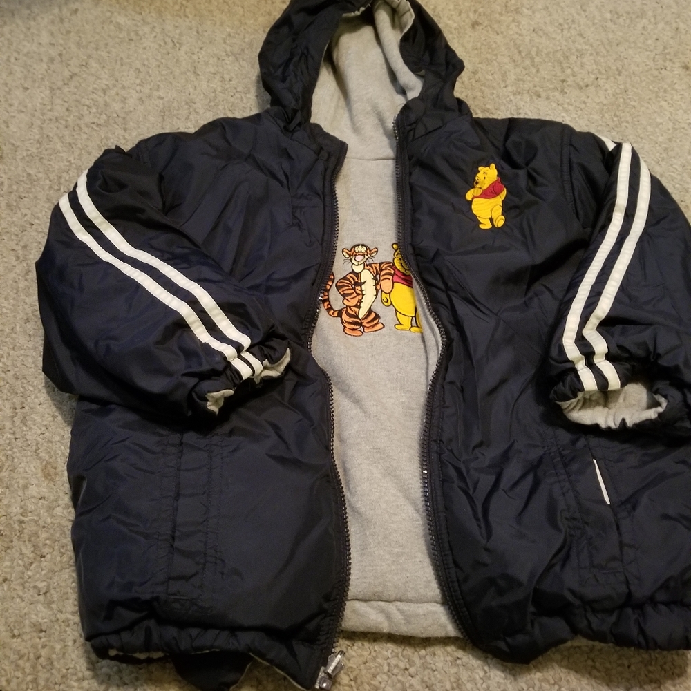 Disney kids winter coat , reversible